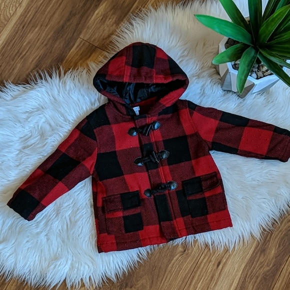 Joe Fresh Buffalo Check Winter Jacket - Picture 1 of 4